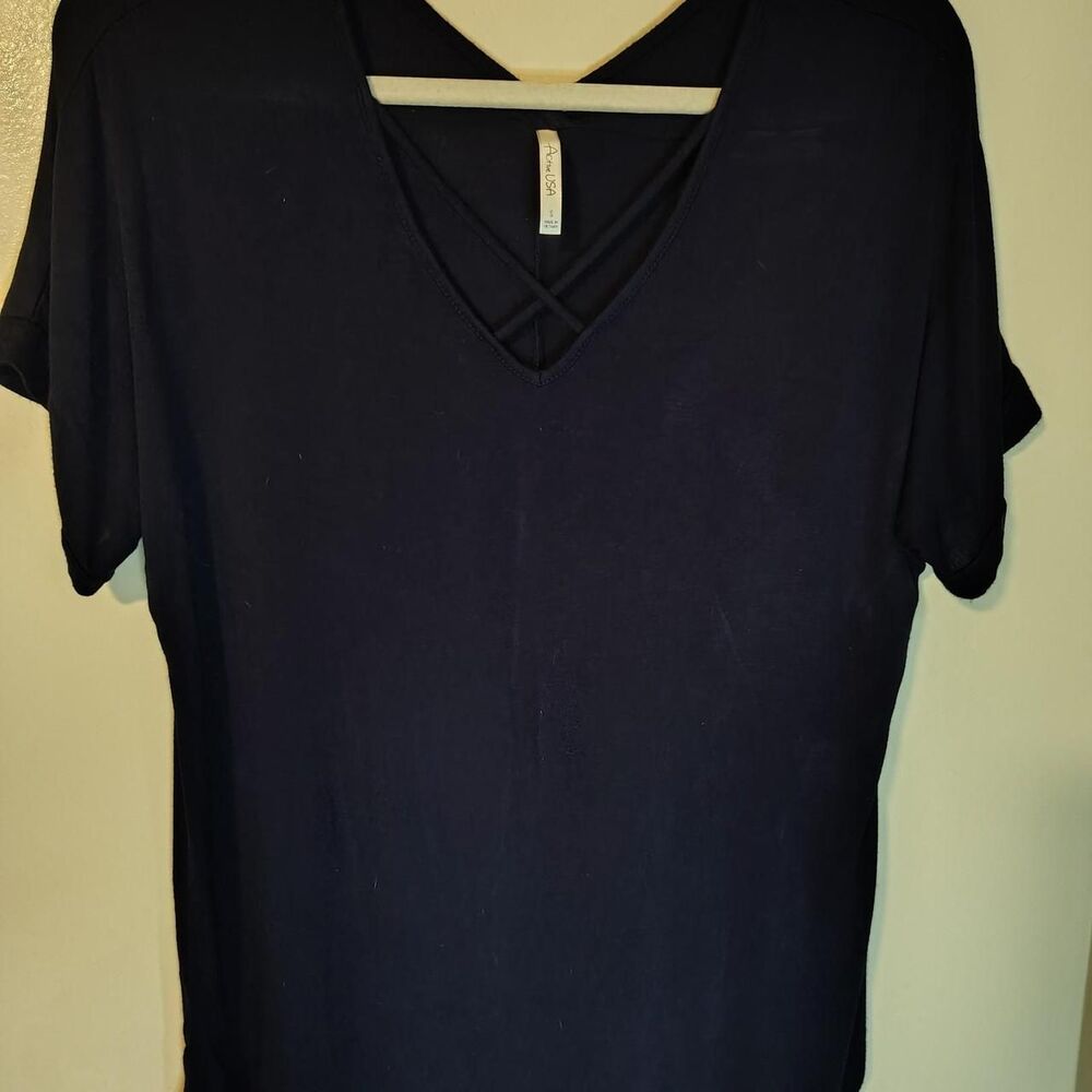 Acne-studios Women's‎ Black and Navy Blouse